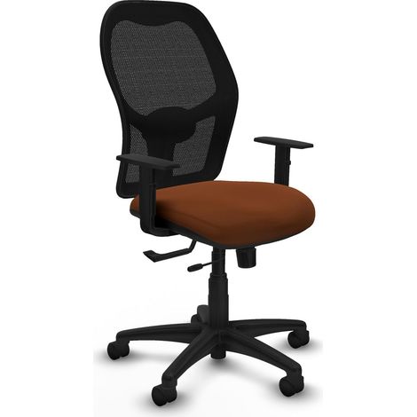 Silla de oficina piqueras y crespo Alocén negro cuero sintético (1/2)