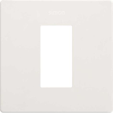 SIMON 270 Minimaler ästhetischer Rahmen 1 weißes Element 27101610-090