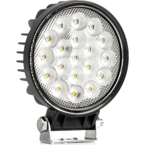 Lámpara de trabajo LED tipo foco AWL65 57W 6500K 10000lm 12V 24V amio-04206 (1/5)