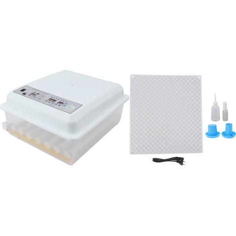 36 œufs Incubateur Blanc Carré Couveuse Automatique Contrôle Température Retournement Œufs Testeur Mire-Œufs Machine à Couver Lourde Prise EU 250V (1/5)