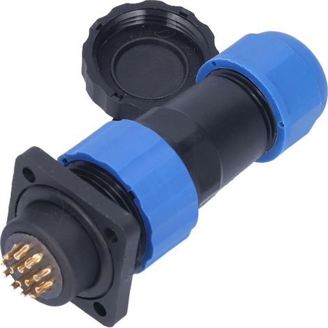 Connecteur électrique étanche carré SP2014, prise aviation mâle/femelle à souder, adaptateur industriel 250V 5A (1/5)