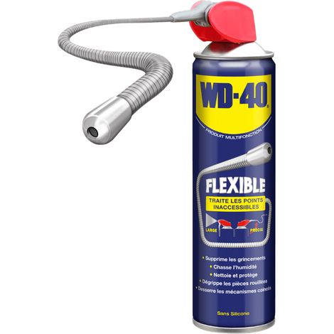 Produit multifonction WD-40 spray multiposition 400 ml avec flexible