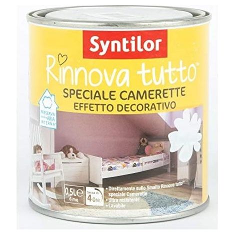 SYNTILOR - RINNOVA TUTTO FINITURA SPECIALE CAMERETTE 0,50 LT INCOLORE LACCATO