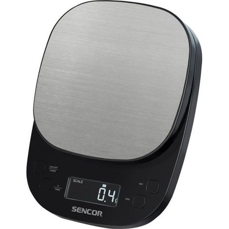 Sencor SKS 0804BK báscula de cocina compacta negra (1/5)
