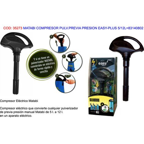 Compresseur de pulvérisation MATABI Easy-Plus 5/12L 83140802