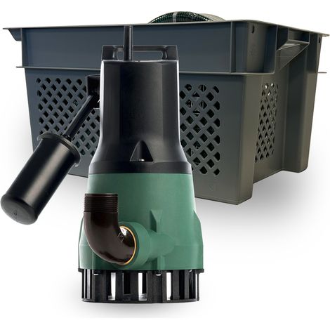 Pompe immergée DAB FEKA 600 M-A – Débit max 15 000 L/h – Hauteur de refoulement 9 m – Tuyau 7 m pour eaux chargées – Flotteur automatique