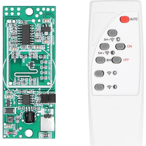 Panneau de commande pour circuit imprimé de lampe solaire 3,7 V/7,4 V, radar à micro-ondes, détecteur de présence humaine, contrôleur de lampe solaire (1/5)