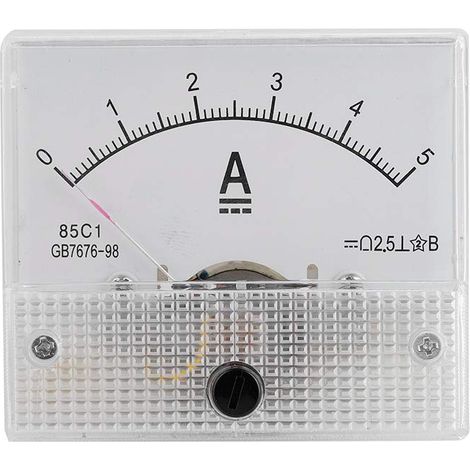 VBESTLIFE Ampèremètre Voltmètre Analogique 85C1 Panneau Indicateur Tension Continue 0-15V (1/5)