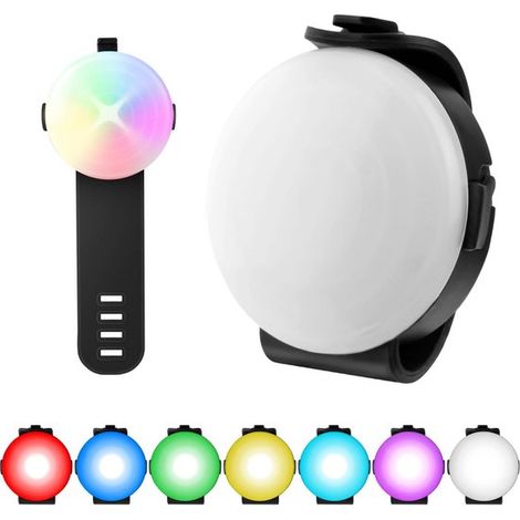 Aladdien – LED-Blinklicht – Wiederaufladbar – Sicherheitslicht – Schwarz – Haustierzubehör – Geeignet für Hunde und Katzen – USB-Beleuchtung (1/5)