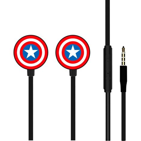 Captain America-Ohrhörer mit hochwertigem Klang und Komfort (1/3)