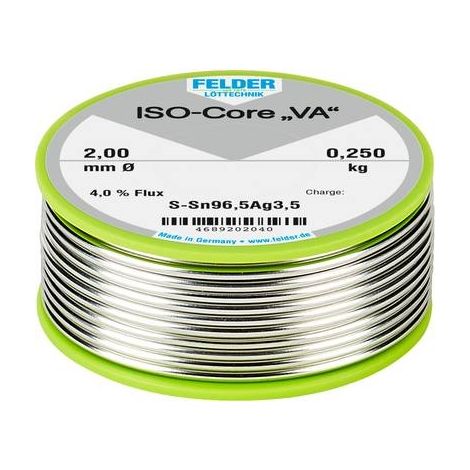 Felder Hilo de soldadura estandarizado 2 mm bobina 0,25 kg