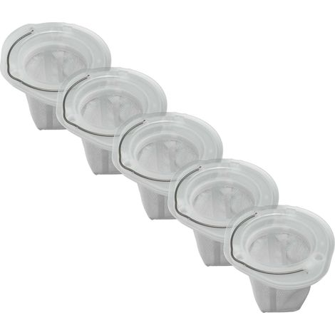 vhbw 5x Staubsaugerfilter Ersatz für Black & Decker VBFE10, N566706 für Staubsauger - Schmutzfilter, Filtereinheit