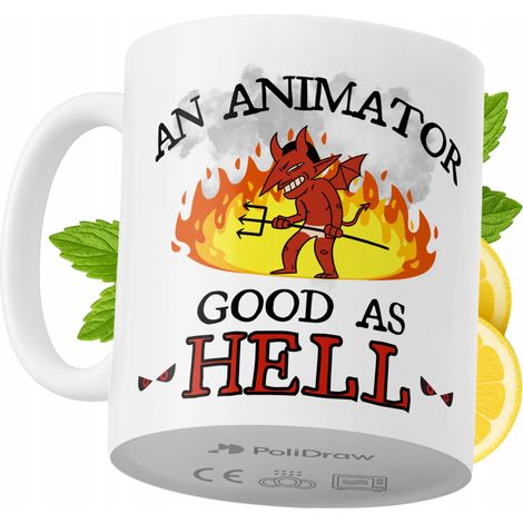 Lustige Tasse für Animatoren – Kaffee- oder Teetasse mit witzigem Textdesign – ideal für Geburtstage, Namenstage, Feiertage und besondere Anlässe. Hochwertige Tasse für Zuhause, Büro und Arbeit. Farbe