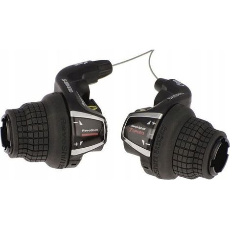 3x6-Schalthebelset, rechts Indexschaltung + links stufenlos Shimano SL-RS35 (1/2)