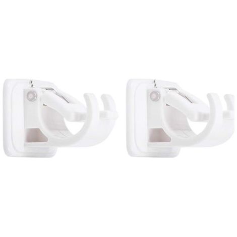2pcs Support de Rideau Réglable Support de Tringle à Rideaux,Support Tringle Rideaux Auto-adhésifs sans Percage (1/5)