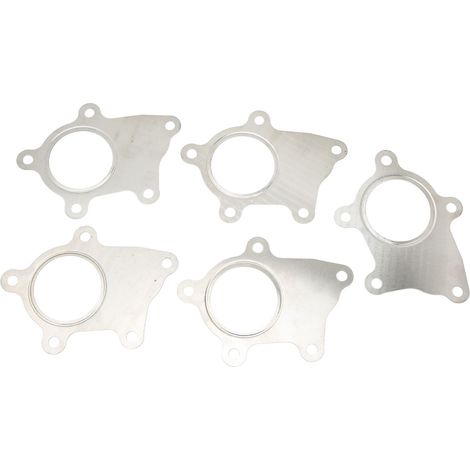 Lot de 10 pièces de rechange pour joint de bride de tuyau d'échappement de turbocompresseur avec boulons en métal et en acier inoxydable, convient aux T3/T4, T3 et T04E. (1/5)