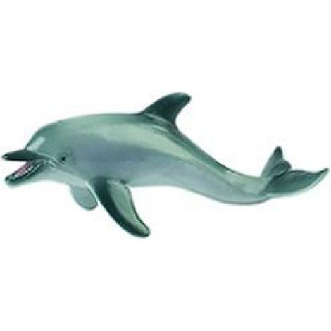 Figurine Dauphin - Thermoplastique Sans Pvc - Peinte À La Main - Pour Intérieur - 1 Pièce