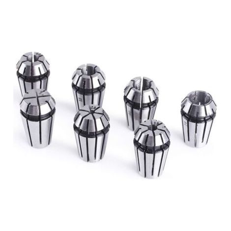 ER11 Lot de 7 pinces à ressort pour tour de gravure CNC 1,0 mm-7,0 mm (1/5)