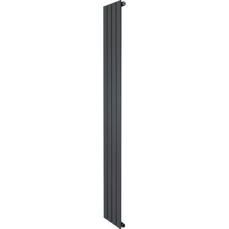 Radiatore Verticale Design Piatto Colonna Singola Antracite 1800x280 mm