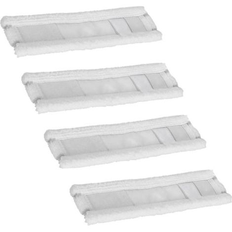 10 Pièces de Tampons de Nettoyage pour Machine de Nettoyage de Vitres pour Karcher, Chiffons pour Aspirateur de Vitres, Brosses de (1/4)