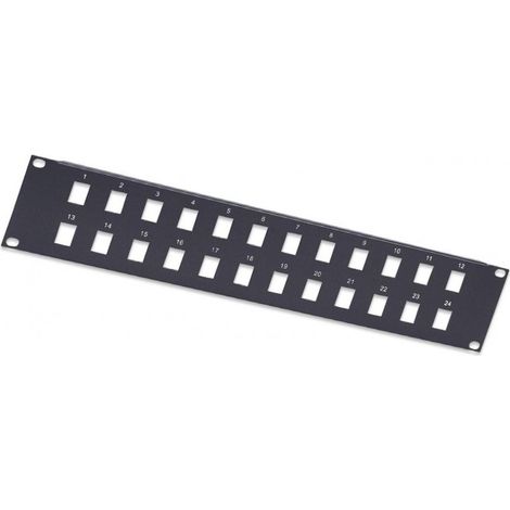 INTELLINET Pannello patch 24 posti RJ45 senza frutti (1/2)