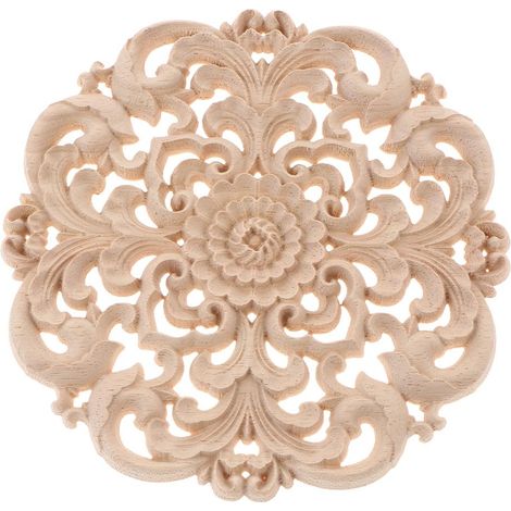 Tour De Bois De Style Européen Tour Sculpté Pour La Décoration De Meuble Taillel (1/5)