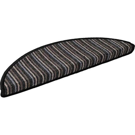 Self-adhesive Stair Mats 15 pcs Anthracite 56 x 17 x 3 cm vidaXL