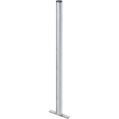 Palo in acciaio zincato per cassonetto stradale 60x1200mm