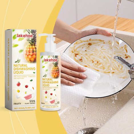 Gentle Fruit and Vegetable Cleaner, Removes Grease and Stains, Cleans Dishes and Vegetables - 100ml -- BIEMMEDUE (1/5)