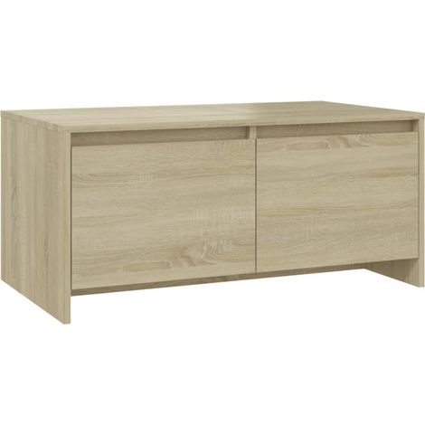 Coffee Table Sonoma Oak 90x50x41.5 cm Engineered Wood vidaXL (1/5)