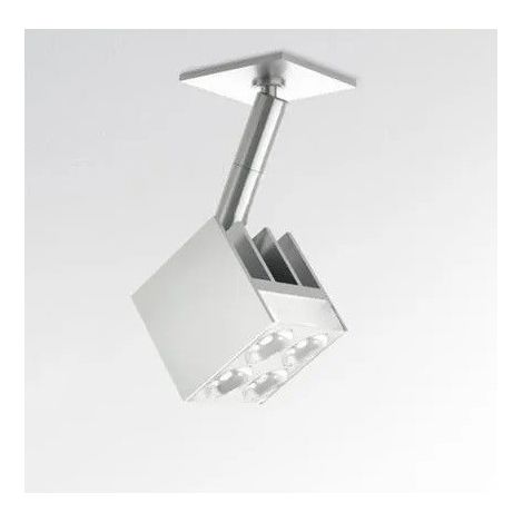 Mini luminaire LED 8W semi-encastré sur pied tête cube 37x37mm orientable 3000K 468lm alim 230V ip20 CUBE ARTEMIDE M028904 (1/2)