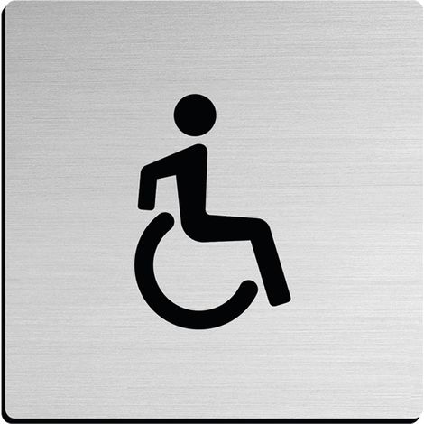 Plaque signalétique adhésive - Modèle : Handicape - ITAR (1/3)
