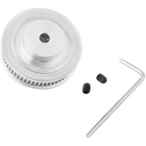 Poulies de courroie crantée GT2 en aluminium 60 dents, alésage 5mm pour imprimantes 3D (1/5)