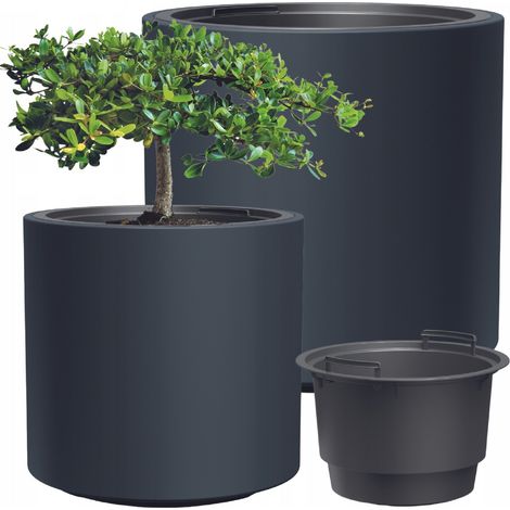 DBHER300-S433 HEOS CUBIERTA PARA PLANTAS DE FLORES DE ANTRACITA (1/3)