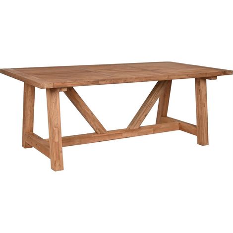 Table de salon élégante en teck pour intérieur chic (1/5)