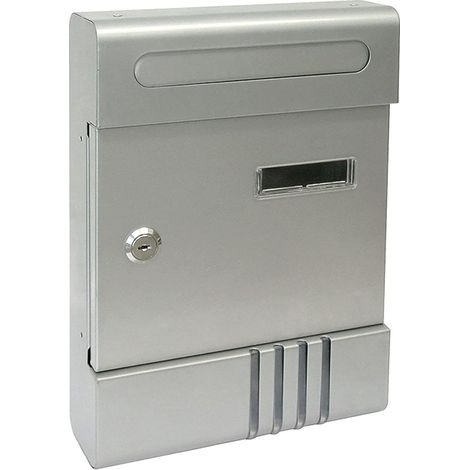Cassetta Posta Postale Condominio Acciaio Silver Interno Esterno Posta Online (1/2)