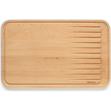 Brabantia Elegante Schneidebrett aus natürlichem Holz 25x40 cm (1/5)