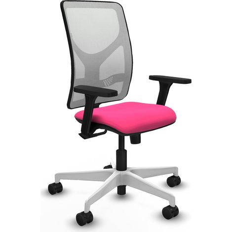 Sedia da ufficio piqueras y crespo Motilla rosa simil pelle (1/2)