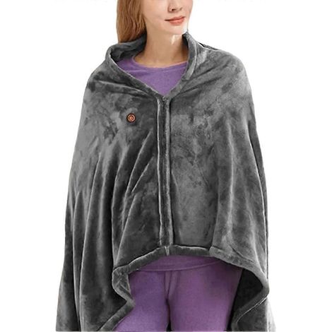 USB électrique cou ure Professional Grade double Sided Flannel Heated cou ure Wearable housse cou ure pour (1/5)