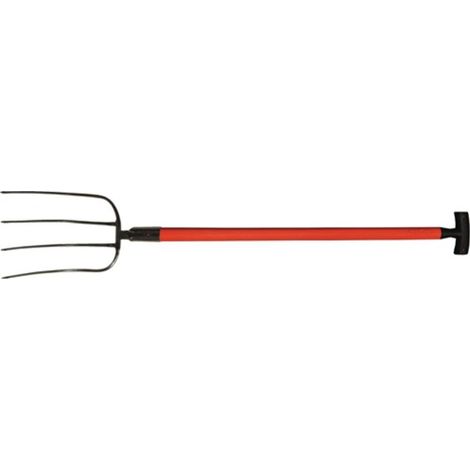 Púas para estiércol L.320mm 4 púas fibra de vidrio Mango en T 3001 G.1630g POLET (1/3)