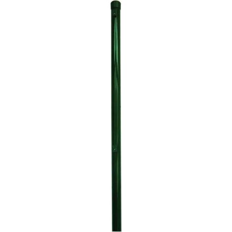 Vigor 69089 Paletto Tondo con Piastra Acciaio Diametro 38 mm Altezza 150 cm Spessore 1,25 mm colore Antracite