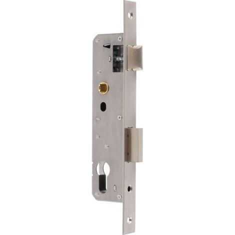 Serrure à encastrer pêne réversible pour porte PVC ou aluminium – Traitement anti-corrosion – Coffre acier galvanisé – Pêne confort silencieux (1/4)