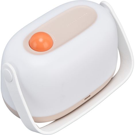 Lampe LED rechargeable pour bébé, allaitement, protection oculaire, veilleuse portable, lampe d'extérieur et de chambre, gradation sans palier, température de couleur 3000K, lumière blanc chaud, avec (1/5)