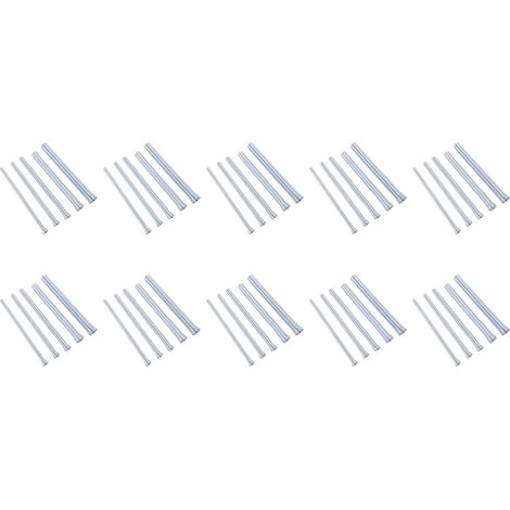 50 PièCes Tube de Cintreuse Ressort de Tension de 210Mm Tuyau Cintreuse 1/4 Pouce - 5/8 Pouce Acier à Ressort pour Cintrage de Tubes en Aluminium et Cuivre Outils de Main (1/5)