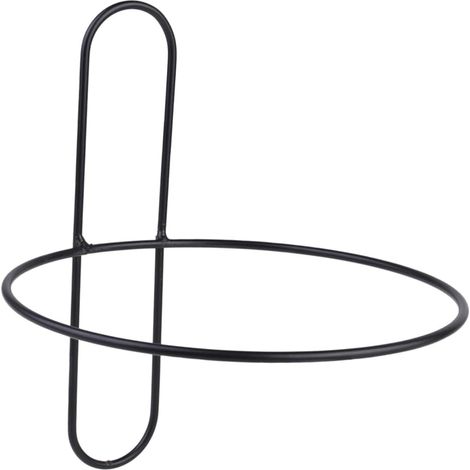 Support mural en fer INOOMP pour pot de fleurs, design rond (1/5)