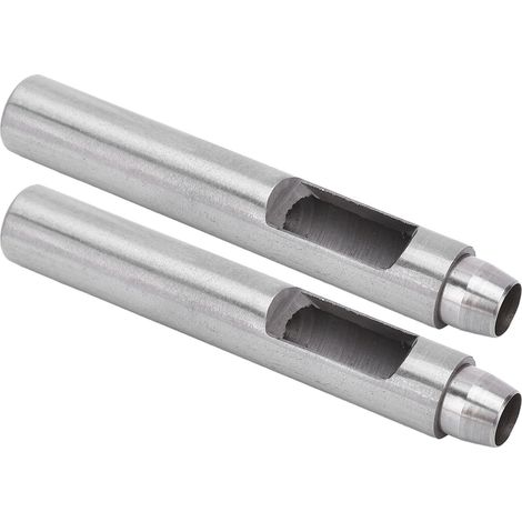 Emporte-pièce Rond 10mm pour Cuir, 2 Pièces Outil de Maroquinerie DIY et Travail du Cuir