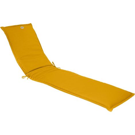 Hesperide – Coussin bain de soleil 190 x 60 cm – Déperlant et résistant aux UV – Fixation sécurisée avec bandes auto-agrippantes et lacets