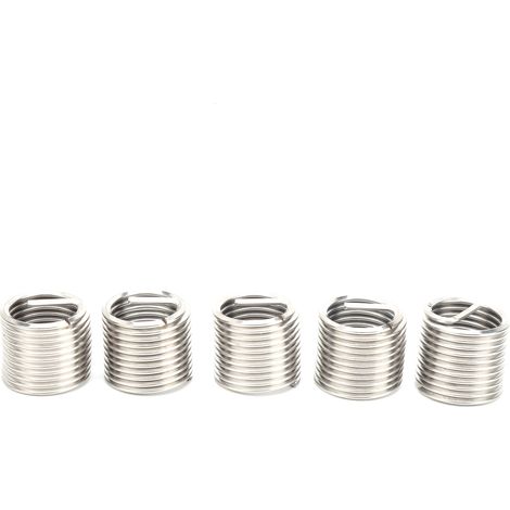 5 Pièces Insert Fileté Métrique Douille de Protection pour Réparation de Filetages (1/5)