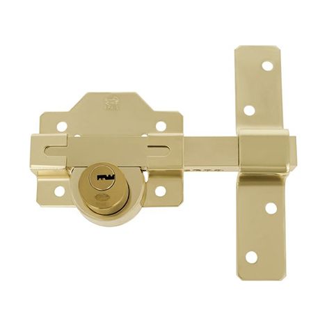 Cerrojo llave seguridad oro 88mm mod. 6 6934 amig (1/3)