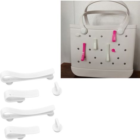 Ensemble d'accessoires pour crochet de sac de plage universel - Blanc (1/5)